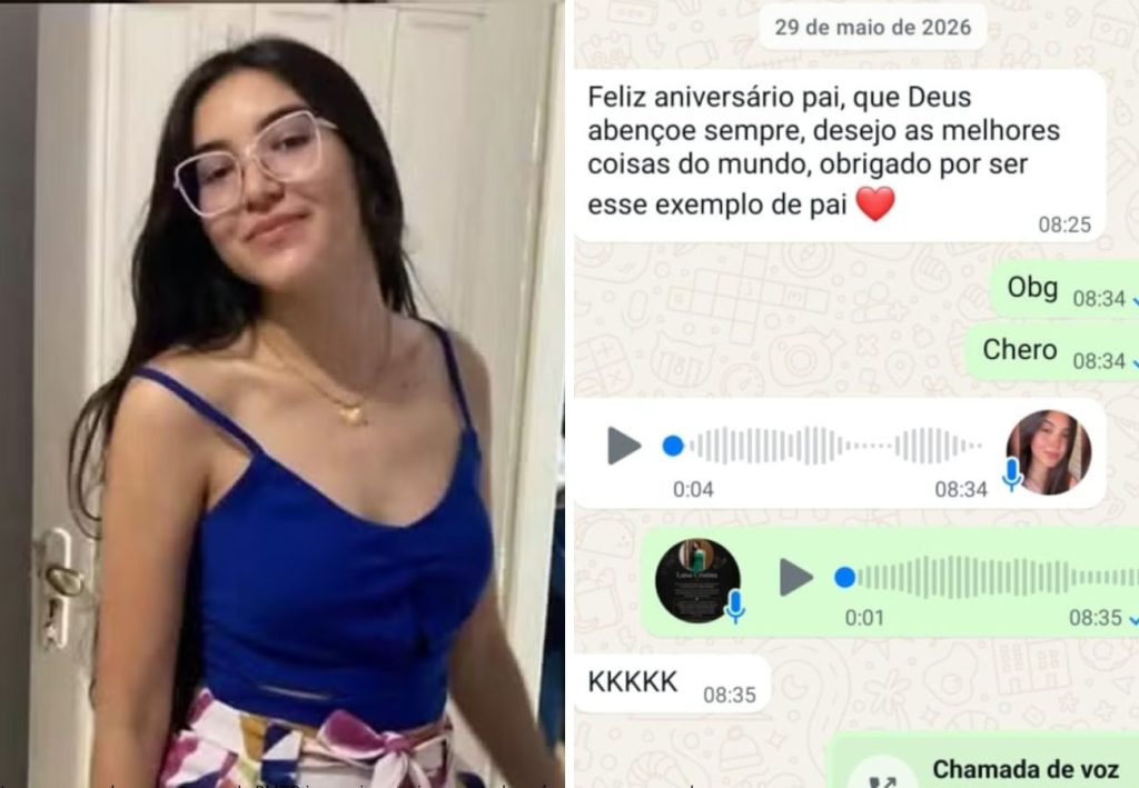 Pai emociona ao compartilhar conversa com a filha antes de acidente que a matou